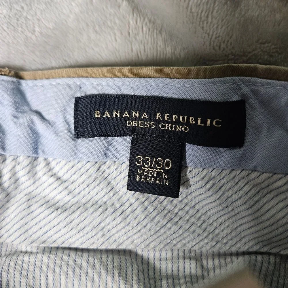 Banana Republic Dress Chino Pants – Men’s 38x30 – Khaki